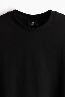 H&M Футболка свободного кроя, черный