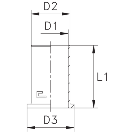 Втулка усиливающая DN28