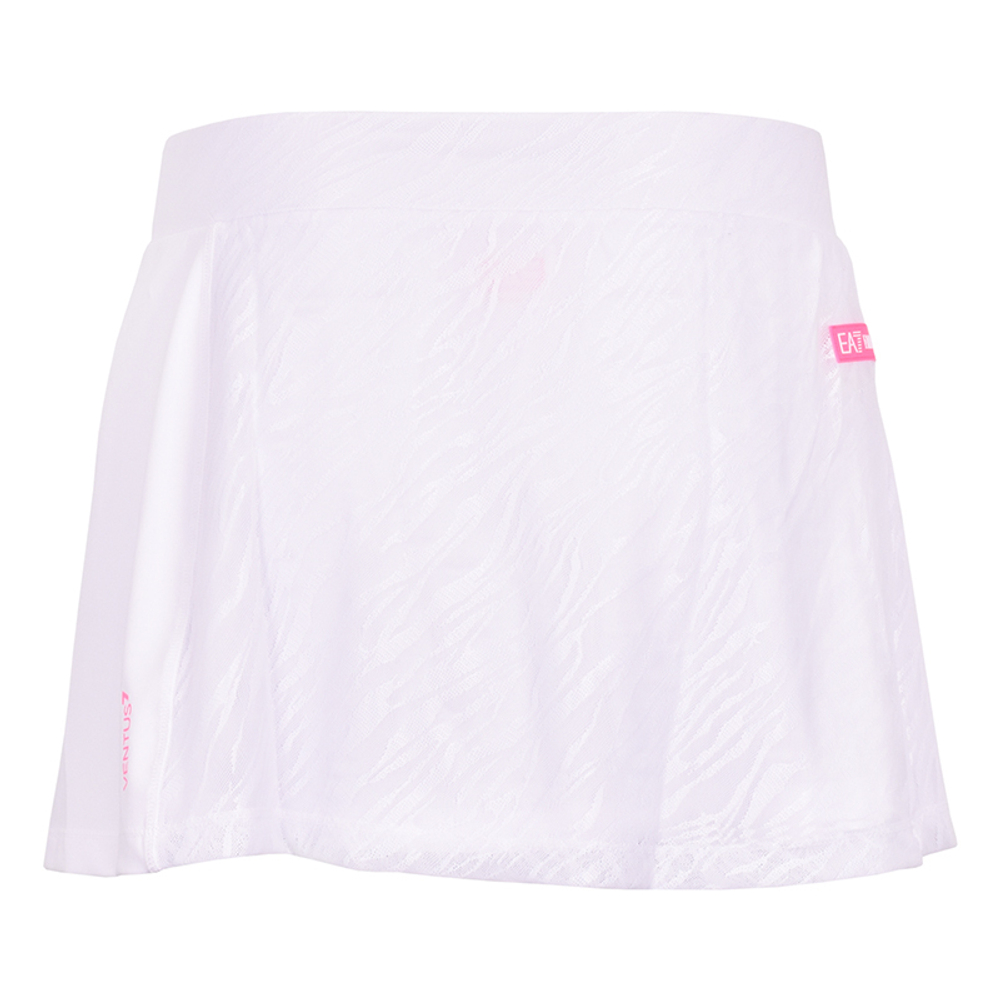 Теннисная юбка EA7 Woman Jersey Miniskirt - white