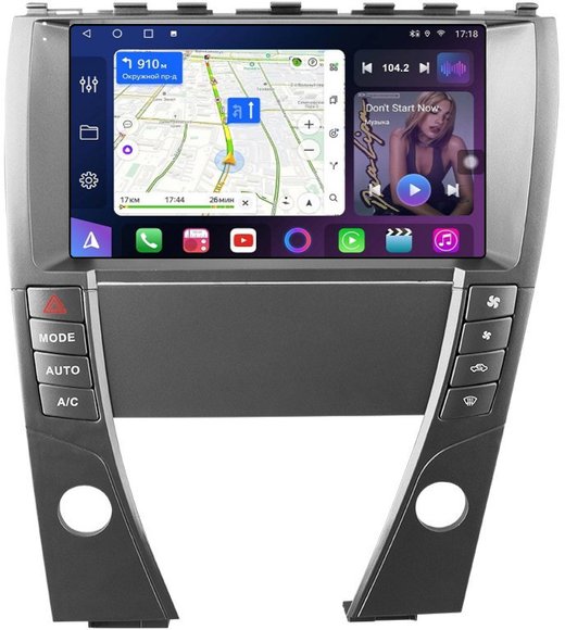 Магнитола для Lexus ES350 XV40 2006-2012 (проводка AB) - FarCar XXL9-9657AB монитор 9.5" 2K QLED на Android 14, TS20, 8+256Гб, CarPlay, 4G SIM-слот