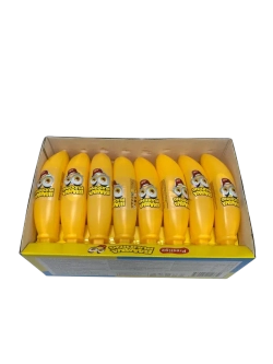 Жидкая конфета со вкусом банана и в форме банана, 24шт