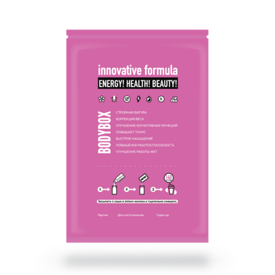 BODYBOX (пломбир) функциональное питание , 1 полезный перекус в саше–пакете 33 гр