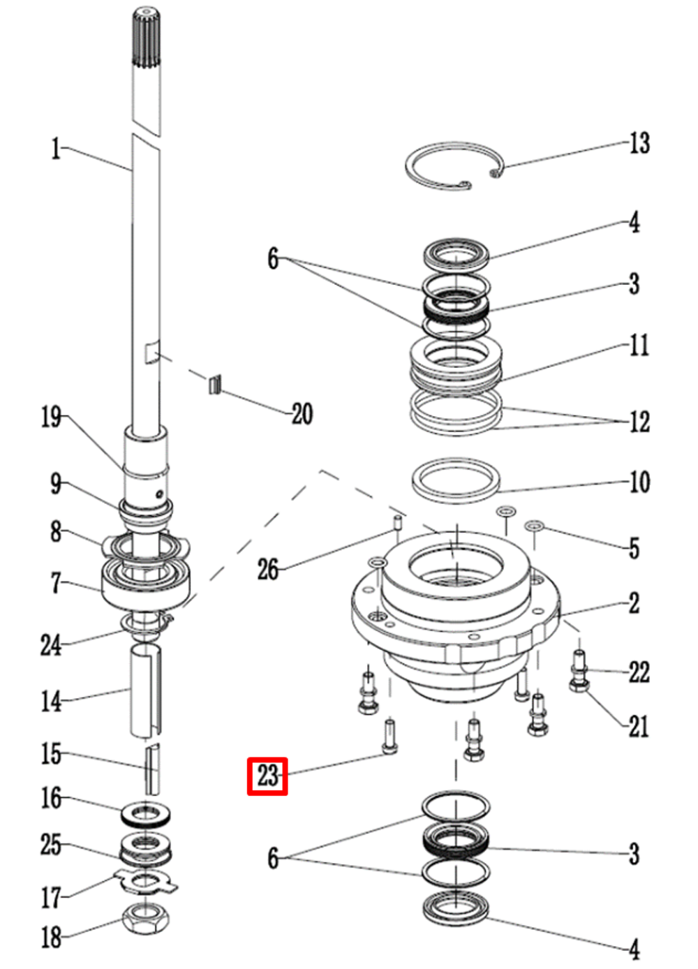 Винт М5*15 (T40-32014) (PREMARINE)