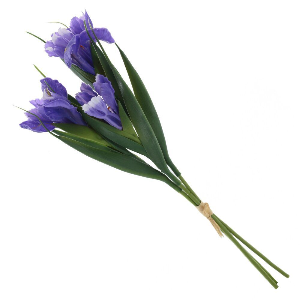 GAEM Цветы искусственные "Букет Ирисов, L13 W8 H39 см