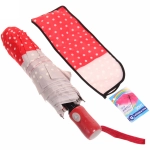 Зонт женский полуавтомат «Горох», цвет микс, 8 спиц, d-110см, длина в слож. виде 30см