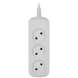 Удлинитель электрический ЭРА UDL-10-330 Greenline 3 розетки без заземления 3м ПВС 2x0.75мм2