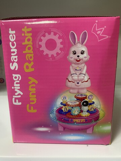 Детская игрушка "Зайка" , цвет розовый