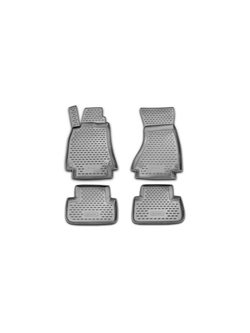 Коврики в салон для AUDI A-4 B8, 2007-2015, АКПП, 4 шт. (полиуретан) NLC.04.09.210