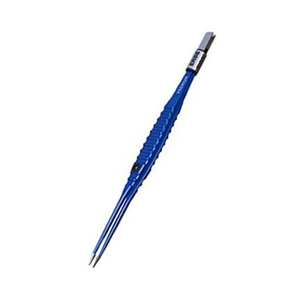 Пинцет биполярный Premium прямой, наконечник 1 мм тупой, 18,5 см