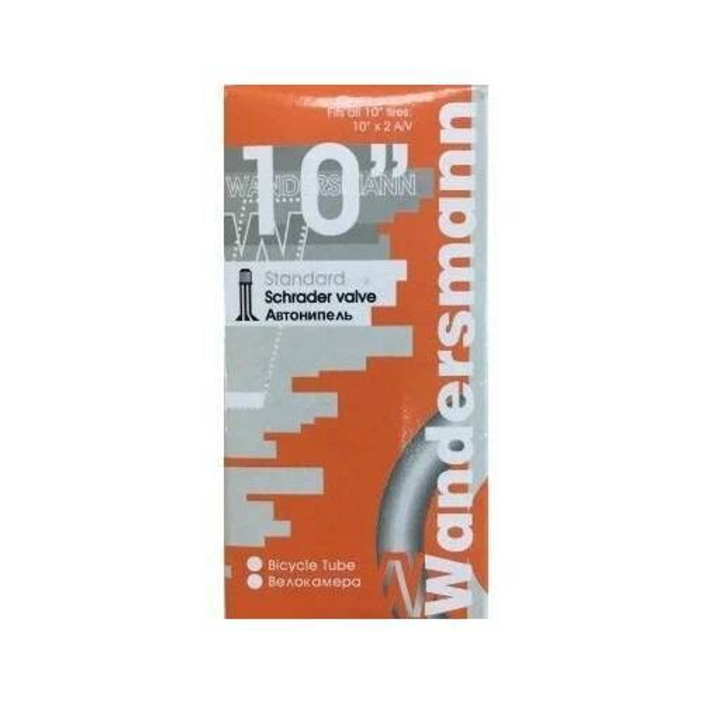 Камера вело колясочная 10х2 прямой ниппель