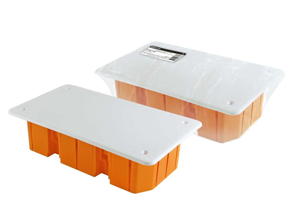 Коробка распаячная СП D172х96х45мм крышка IP20 TDM