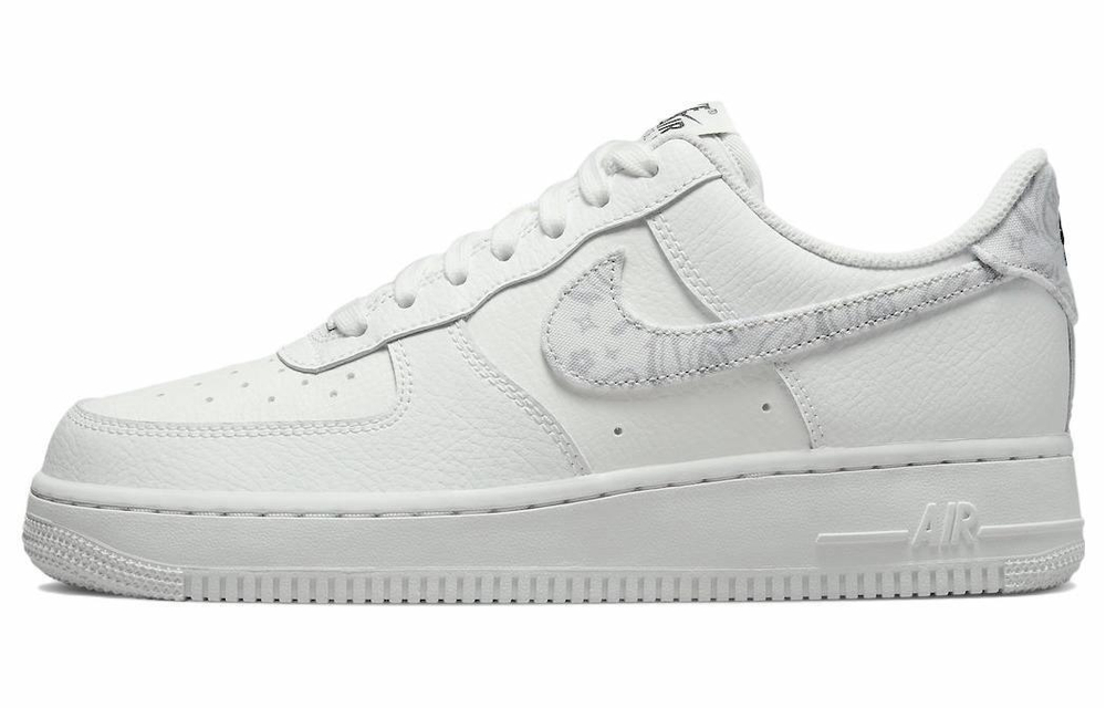 Кроссовки Nike Air Force 1 Low '07 Ess "White Paisley" (Женская размерная сетка)