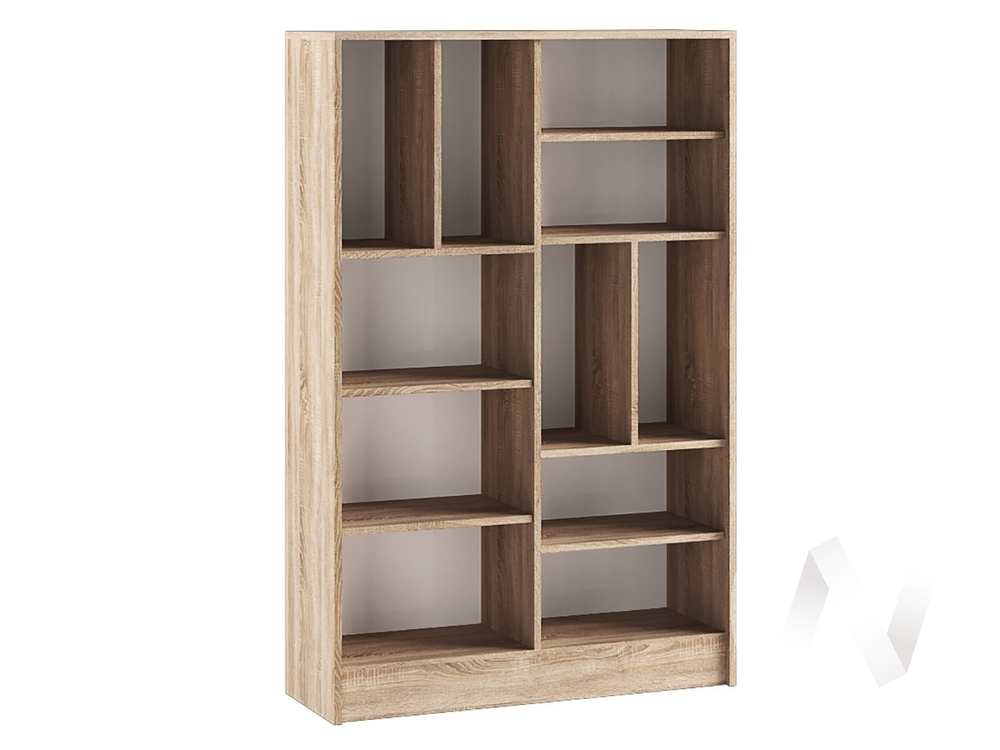 Пенал малый Лофт Детская Колибри (дуб сонома/ателье светлое;акрил белый)