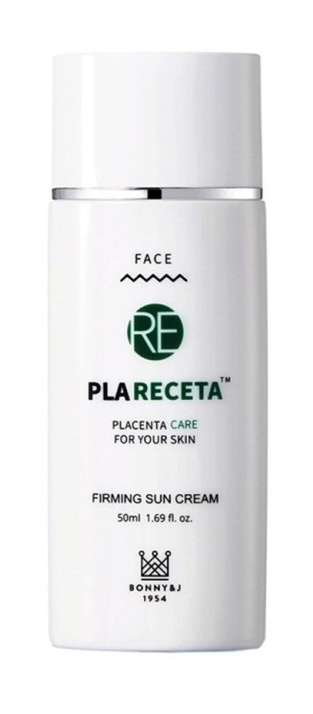 PlaReceta Крем солнцезащитный плацентарный восстанавливающий SPF 50+ PA+++ / PlaReceta Firming Sun Cream (N) 50 мл