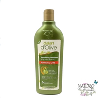 Шампунь  натуральный для питания и восстановления волос DALAN D'Olive с оливковым маслом и протеинами пшеницы, 400 мл.