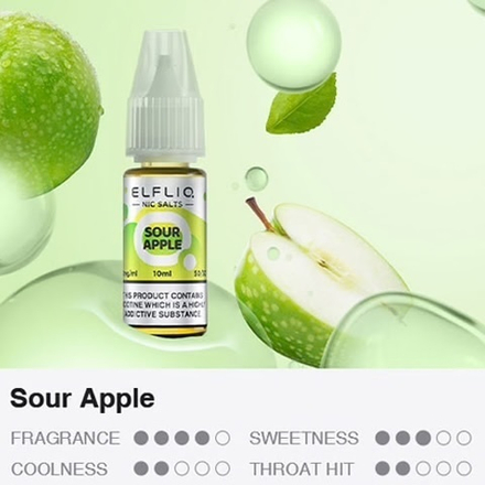 ELFLIQ - Sour Apple (5% nic, 30ml)