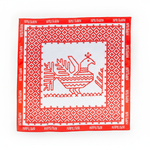 Шейный платок «Карельский орнамент», 70×70 см