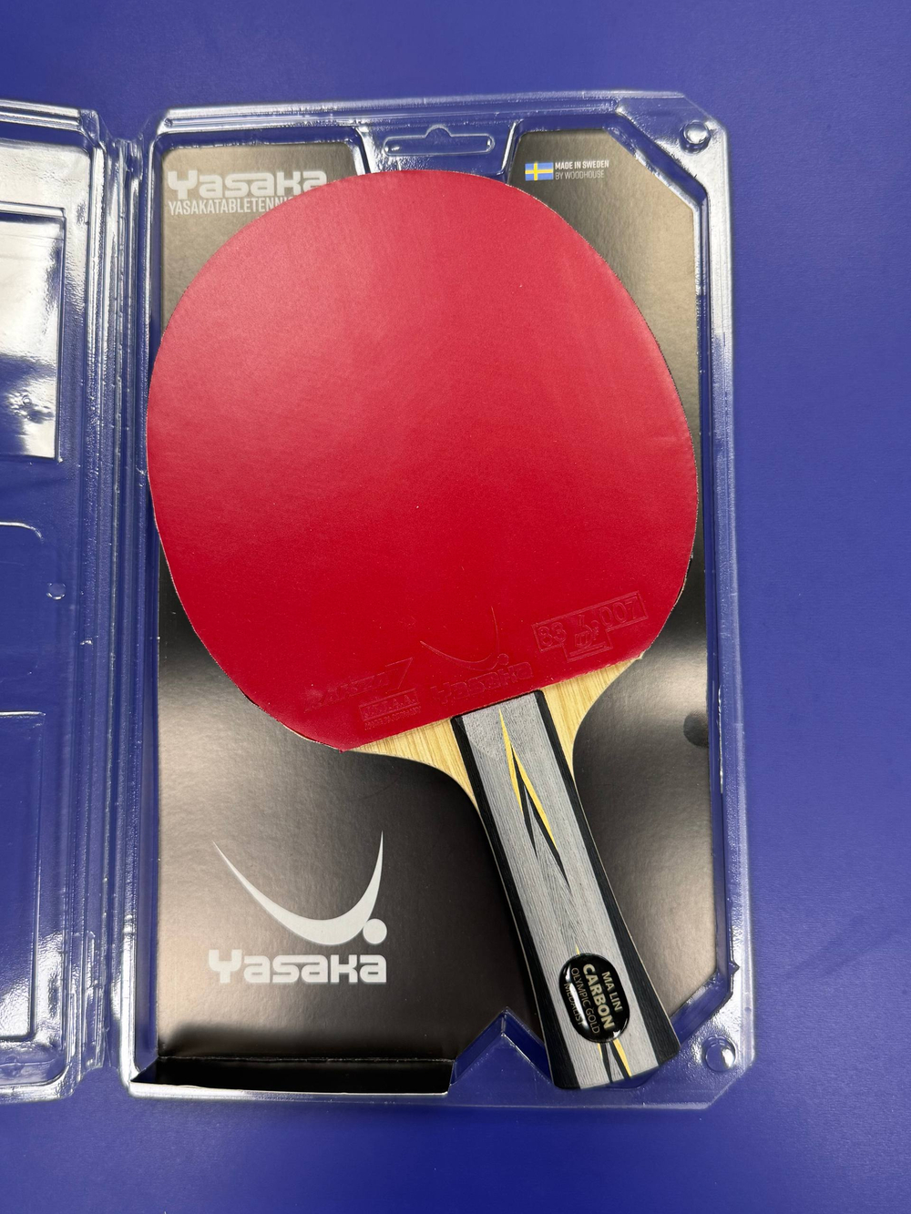 сборка Yasaka Ma Lin Carbon + Rakza 7 и Rakza 7 soft