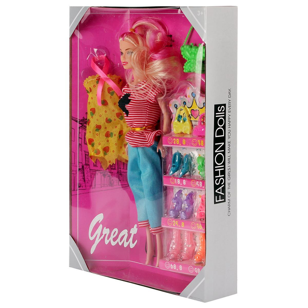 Кукла тип Модель с аксесс. коробка CQ1094