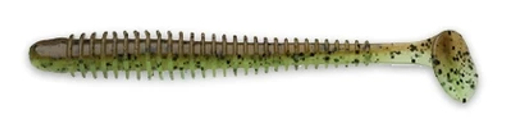Приманка силиконовая Keitech Swing Impact 2" #401 Green Pumpkin / Chartreuse
