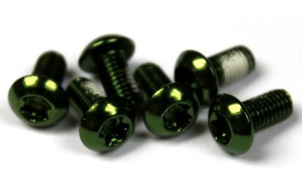 Болты для крепления тормозного диска CLARK`S зеленые