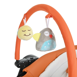 Стульчик для кормления Pituso Triola 3 в 1 Черная рама/Охра