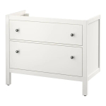 Тумба под умывальник - HEMNES/ХЕМНЭС ИКЕА, 100x47х83 см, белый