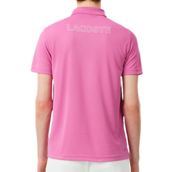 Теннисное поло Lacoste Sport Ultra Dry Trim Accent - rose