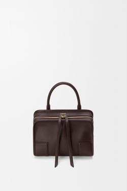 Loewe Маленькая сумка Amazona 180 из мягкой телячьей кожи, темно-каштановый