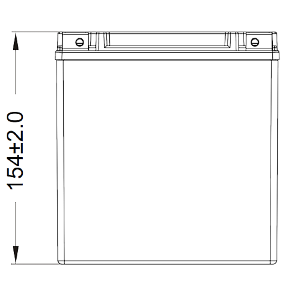 Аккумулятор HPS12-20 WBR (Y50-N18L-A, Y50-N18L-A3, YTX24HL-BS)