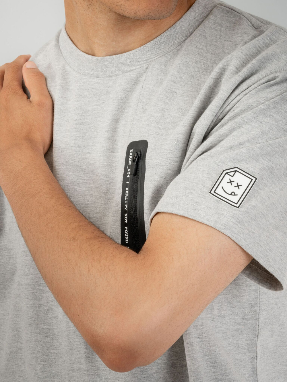 Футболка мужская ORIGINAL CREATOR HTML ZIP T-SHIRT, Серый