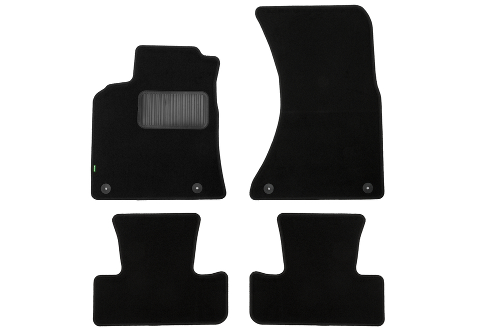 Коврики в салон для AUDI Q5 АКПП 2008-2012, 2012-2017, внедорожник , 4 шт. (текстиль) KLEVER02041501210KH