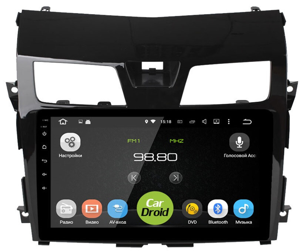 Магнитола для Nissan Teana 2014-2016 (L33) (поддержка кругового обзора) - Roximo RM-1203 Android 12, 8-ядер, 4/64Гб, SIM-слот