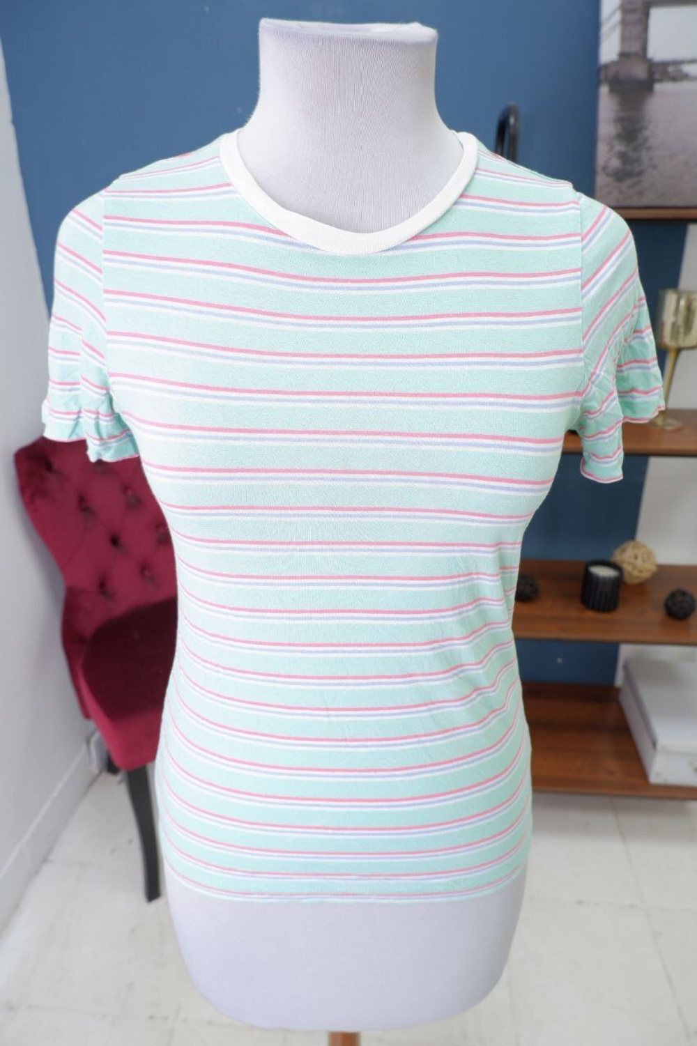 Футболка Monki в полоску 40 размер