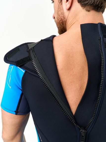 Гидрокостюм Sargan Nero 2.0 Shorty men 3 мм черно-голубой