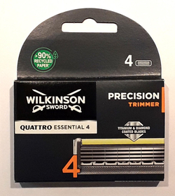 Wilkinson Sword кассеты Quattro Titanium Precision Trimmer 4шт