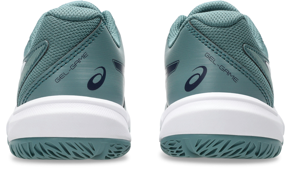 Детские теннисные кроссовки Asics Gel-Game GS - foggy teal/white