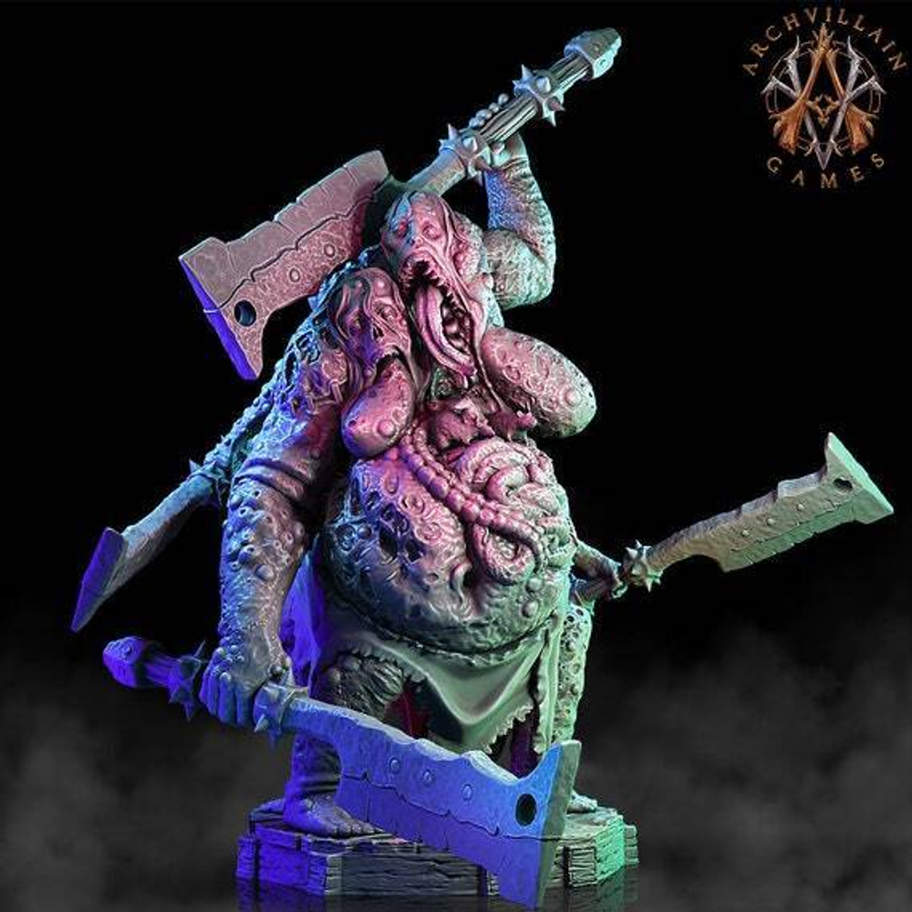 Grand Alliance Chaos Chaos Daemons Maggotkin of Nurgle Демон Нургла миниатюра для dnd, днд, pathfinder, фентези, Настольная игра, НРИ, Варгейм, РПГ