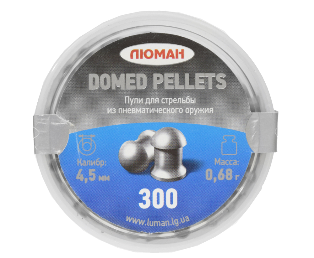 Пули пневматические Люман "Domed pellets" 0,68гр. 4,5мм (300шт.)