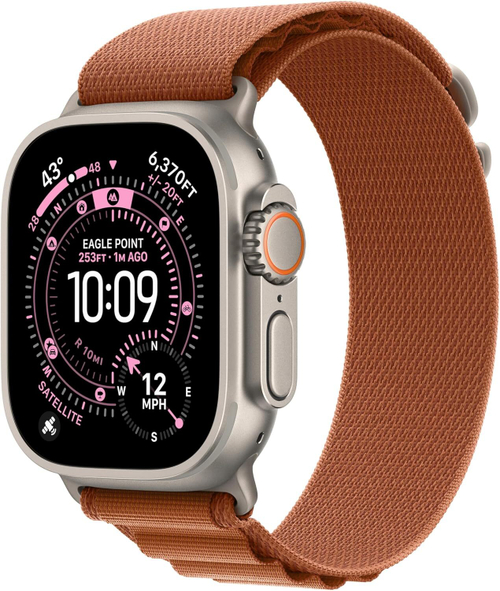 Умные часы Apple Watch Ultra 3, 49 мм, Natural Titanium Terra Cotta Alpine Loop S