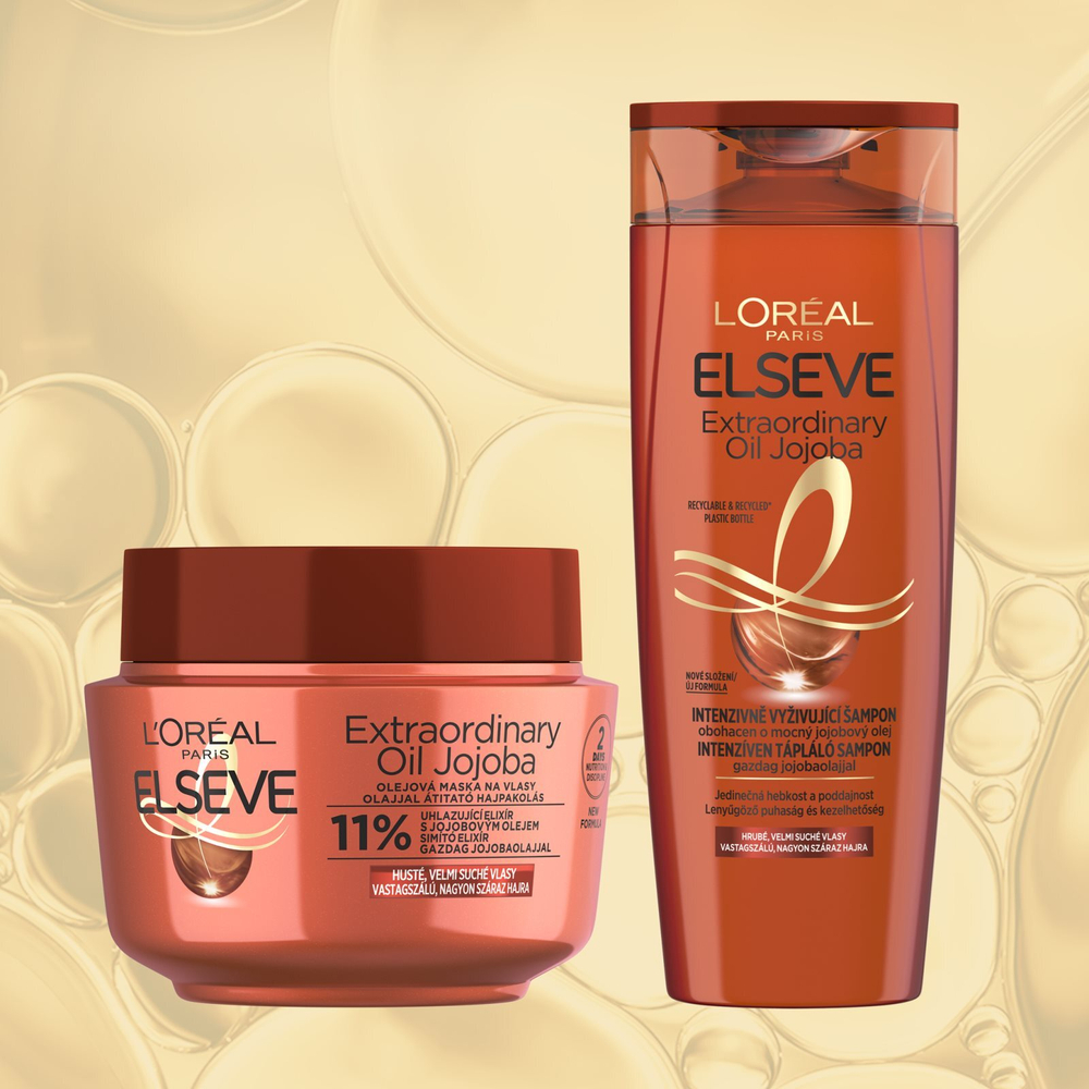 L’Oreal Paris Elseve Extraordinary Oil - маска для сухих волос /   300  ml  / GTIN 3600522894971
