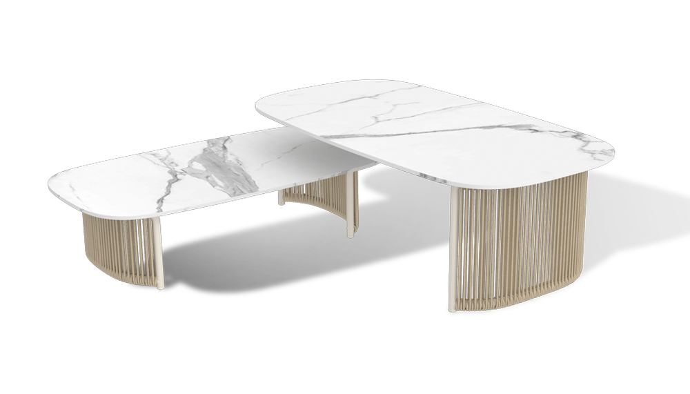 "Мальдивы" трансформирующаяся лаунж-зона из искусственного ротанга, цвет соломенный