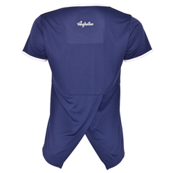 Женская теннисная футболка Australian T-Shirt Ace With Back Split - небесный