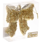 Ёлочная игрушка «Бант» 8.5*3*9.2 см, Шампань