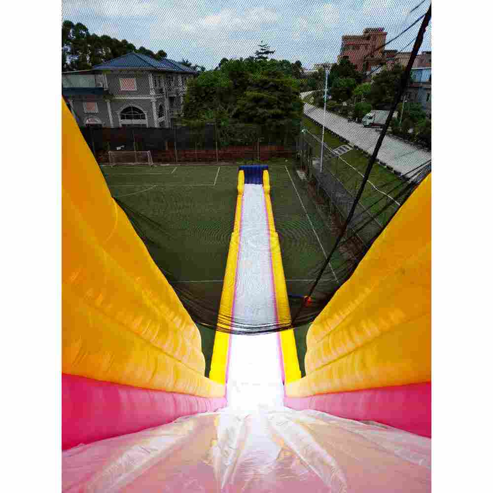 Надувная прямая водная горка «Экстремальный спуск», 55*12*10 м