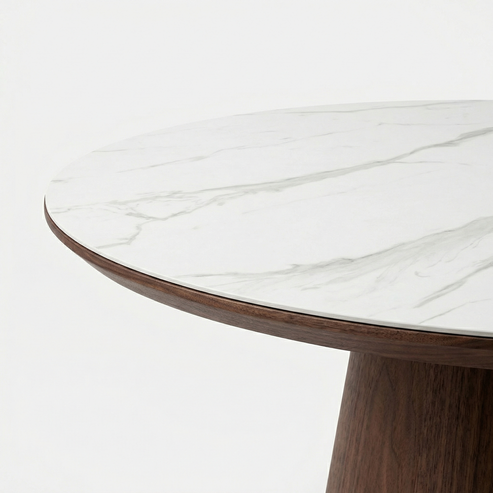 Обеденный стол ROLL CERAMIC walnut