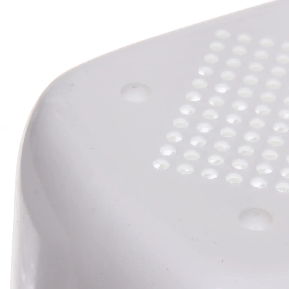 Корзинка для хранения с силиконовыми ручками «БИРСТАД», цвет белый, 27.5*20*18см