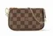 Клатч Louis Vuitton Mini Pochette коричневый