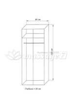 Шкаф Веста 2-х створчатый