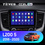 Teyes CC2L Plus 9" для Mitsubishi Pajero Sport, L200 2018-2020 (прав)